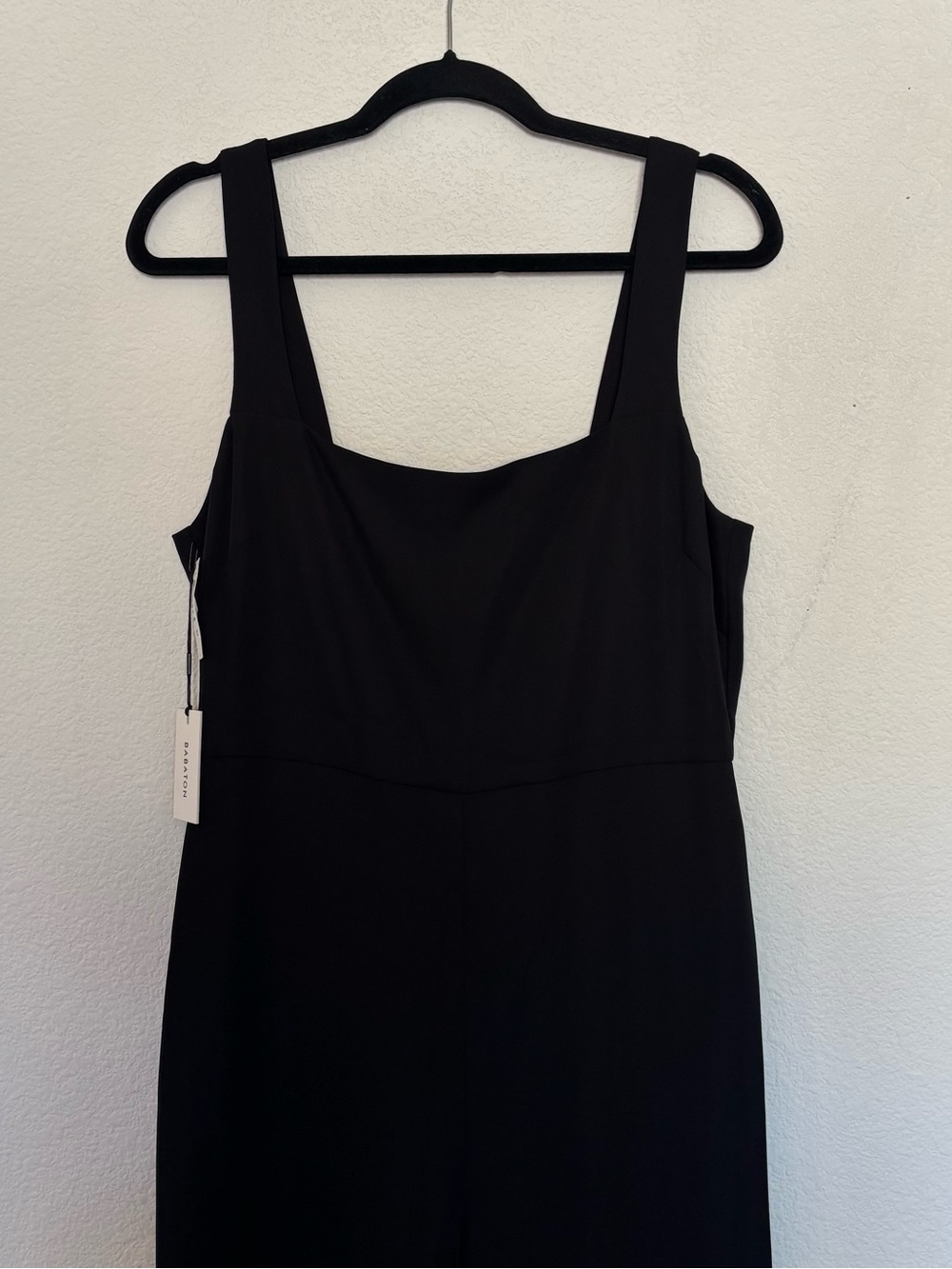 Aritzia Babaton Jenna Black Noir Jumpsuit NWT